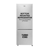 Haier Frost Free Double Door Refrigerator | 300 L | 2 Star | Brushline Silver | HRB-3502BS-P