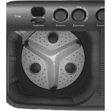 Bosch Semi Automatic Toploader | 11 kg | 1300 rpm | Dark Grey | WJZ115D0IN