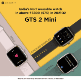 Amazfit GTS2 Mini Smart Watch | Meteor Black