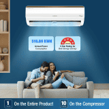Voltas 125V Vertis Elite Gold Smart Air Inverter AC | 1 Ton | 5 star | White