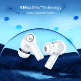 boAt Nirvana Iris Truly Wireless Ear Buds | Quartz White