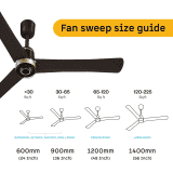 Atomberg Renesa Elite Ceiling Fan | 1200 mm | 3 Blade | BLDC Motor with Remote | Blaze Brown