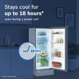 Bosch Direct Cool Single Door Refrigerator | 187L | Fine Steel | CST18S25PI