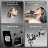boAt Nirvana Ivy Wireless Earbuds | Gunmetal Black