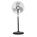 Usha Turbo 180 Pedestal Fan | 450mm | Metal Black