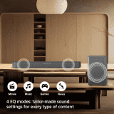 PHILIPS Bluetooth Soundbar | 240W | Dolby Digital Plus | 2.1 Channel | Dark Grey | TAB5309/94