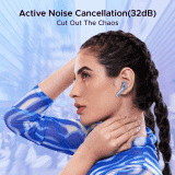 boAt Airdopes 191 ANC Bluetooth Ear Buds | Pellucid White