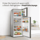 Bosch  Frost Free Double Door Refrigerator | 243L | 3star | Shiney Silver | CTC27S031I