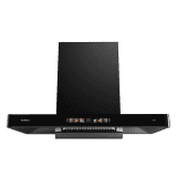 Pureflames Delta 90 Chimney | 90 cm | black body