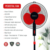 Blueberry JAZZ PRO High Speed Pedestal Fan | 55 Watts | 3 blade | Multi color