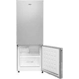 Haier Frost Free Double Door Refrigerator | 300 L | 2 Star | Brushline Silver | HRB-3502BS-P