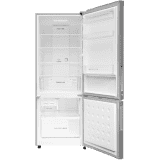 Haier Frost Free Double Door Refrigerator | 300 L | 2 Star | Brushline Silver | HRB-3502BS-P