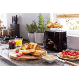 Philips Two slice Pop up toaster with bun warmer | Black | HD2582/90
