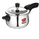 Pigeon Inox Pro Outer Lid Induction Bottom Pressure Cooker | 3 L | Stainless Steel