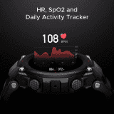 boAt Wave Force 3 BT Calling Smartwatch | GPS Position Tracking | Active Black