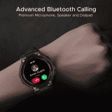 boAt Wave Force 3 BT Calling Smartwatch | GPS Position Tracking | Active Black