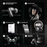 JBL Tune Beam 2 TWS Earbuds | Black | JBLTBEAM2BLK