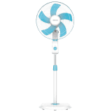 Bajaj Penta Robusto Pedestal Fan | 400mm | 5 Blades | Icy Blue