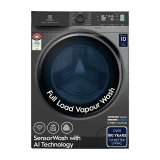 Electrolux Ultimate Care 700 Wifi Inverter Fully Automatic Front Load Washing Machine | 11 kg | 5 Star | Onyx Dark Silver | EWF1142R7SB