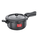 Prestige Svachh Hard Anodised Outer Lid Induction Bottom Pressure Pan | 5 L | Black