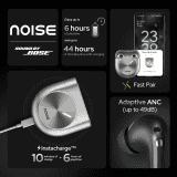 Noise Master Bluetooth Earbuds | Onyx Black