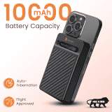 Portronics Chyro Magnetic 15W  Wireless Fast Charging Powerbank | 10000mAh |  20W | Black | POR 2663