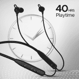 boAt Rockerz 109 Bluetooth Neckband | ENx Technology | Beast Mode | Active Black
