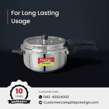 Prestige Svachh Deluxe Alpha stainless steel Pressure Cooker | 3L | 20248
