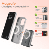 Portronics Chyro Magnetic 15W  Wireless Fast Charging Powerbank | 10000mAh |  20W | Black | POR 2663