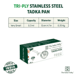 The Indus Valley Triply Stainless Steel Tadka Pan
