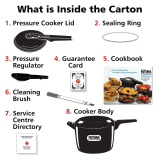Hawkins Futura Hard Anodised Pressure Cooker | 9 L | Black | FP90