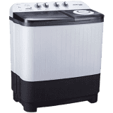 Voltas Beko Semi Automatic Top Load Washing Machine | 7.5 kg | 5 Star | Grey | WTT75DGRT
