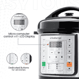 Blueberry’s Electric Pressure Cooker | Stainless Steel | 4 L | ‎BEPC 4