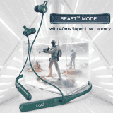 boAt Rockerz 255 Touch in Ear Neckband | Spatial Audio | Full Touch Controls | Teal Green