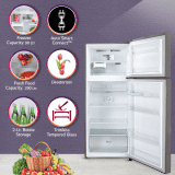 LG Double Door Refrigerator | 380L | 2 Star | Smart Inverter Compressor | Shiny Steel | GL-S412SPZY FPZZEBN