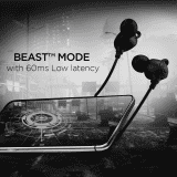 boAt Rockerz 109 Bluetooth Neckband | ENx Technology | Beast Mode | Active Black