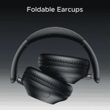 boAt  Rockerz 650 Pro Bluetooth Wireless Headphone | Fast Charge | Dolby Audio | Iris Black