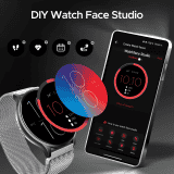 Boat Lunar Orb Smartwatch | AMOLED Display |  BT Calling | Metal Grey