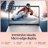HP 15s Thin and Light Laptop | Intel Core i5 12th Gen 1235U | 8 GB | 512 GB SSD | Silver | 15S-FY5008TU