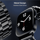 boAt Wave Spectra  Smart Watch  | AMOLED Display | Steel Black