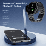 boAt Wave Spectra  Smart Watch  | AMOLED Display | Steel Black