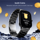 boAt Wave Spectra  Smart Watch  | AMOLED Display | Steel Black