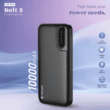 Lapcare Bolt Power Bank | 10000 mAH |  With Dual USB and Type C Port | LPB-840