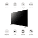 Vu Masterpiece Frame Series 4K QLED TV | 139cm (55 inches} | Armani Gold