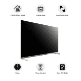 Vu Masterpiece Frame Series 4K QLED TV | 139cm (55 inches} | Armani Gold