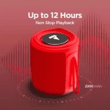 boAt Stone 358 Portable Bluetooth Speaker | 10W | IPX7 Water Resistant | Rose Red