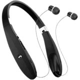 Portronics Harmonics 200 Wireless Stereo Bluetooth Neckband | Black | POR-927