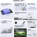 realme C75 5G | 6 GB | 128 GB | Lily White