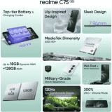 realme C75 5G | 6 GB | 128 GB | Midnight Lily