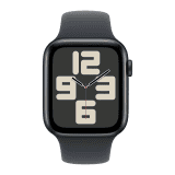 Apple Watch SE GPS with Midnight Sport Band | 44mm Retina LTPO OLED Display | Midnight Aluminium Case